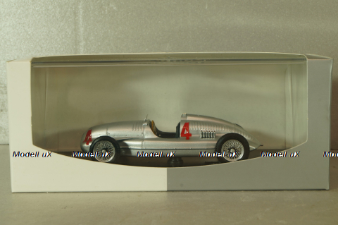 Auto Union Type D #4 1938, silcer, 5030300303, Brumm 1:43