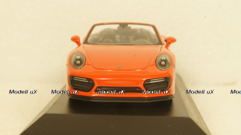 Porsche 911  (991.2) Turbo S Cabriolet 2017 orange, 410067181, Minichamps 1:43