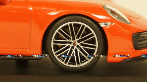 Porsche 911  (991.2) Turbo S Cabriolet 2017 orange, 410067181, Minichamps 1:43