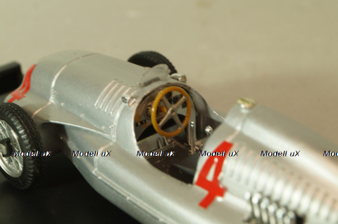 Auto Union Type D #4 1938, silcer, 5030300303, Brumm 1:43