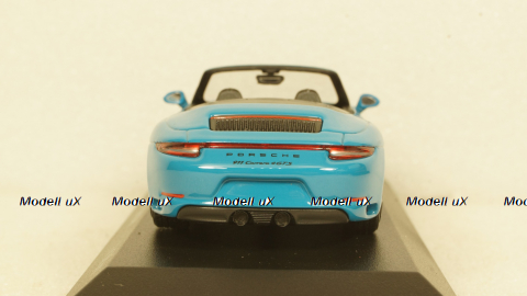 PORSCHE 911 (991.2) CARRERA 4GTS CABRIOLET 2017 BLUE, 410067332, Minichamps 1:43