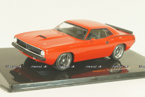 Plymouth Barracuda 1970, red, CLC592, IXO 1:43