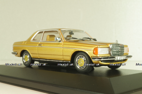 Mercedes-Benz 230 CE (C123) 1977, gold, 32220, Minichamps 1:43