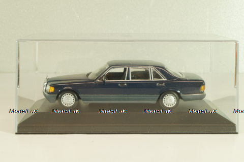 Mercedes-Benz 560 SEL (W126) 1989, dark blue, 430039302, Minichamps 1:43
