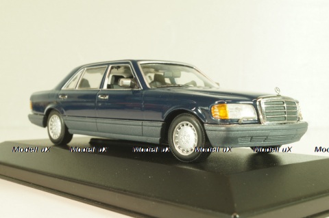 Mercedes-Benz 560 SEL (W126) 1989, dark blue, 430039302, Minichamps 1:43