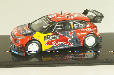 Citroen C3 WRC #4 Rally Sweden 2009, E.Lappi/J.Fern, RAM705, IXO 1:43