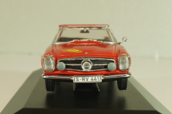 Mercedes-Benz 230 SL (W113) #39 Rally Spa-Sofia-Liege 1963, H. Bohringer, red, 430032280, Minichamps 1:43