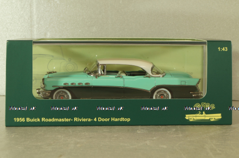 Buick Roadmaster Riviera hardtop, 4 doors, green/white, GFCC 1:43