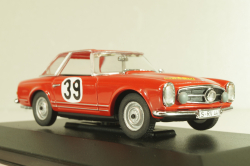 Mercedes-Benz 230 SL (W113) #39 Rally Spa-Sofia-Liege 1963, H. Bohringer, red, 430032280, Minichamps 1:43