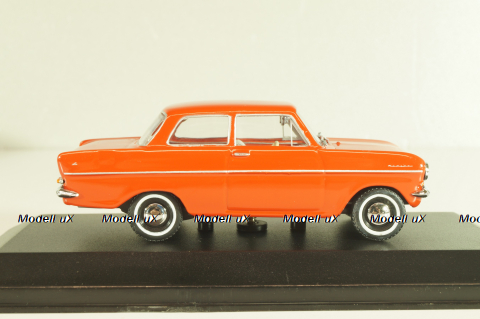 Opel Kadett A 1962, red, 430043002, Minichamps 1:43