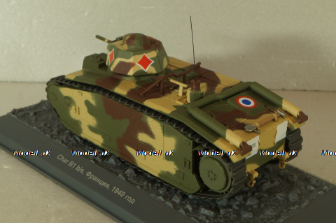 Char B1 bis Франция 1944., Танки, легенды отечественной бронетехники №15, TLOB15, Deagostini 1:43