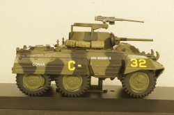 Ford M8 Armored Car 2nd Armored Division Avranches France green 1944, Altaya 1:43