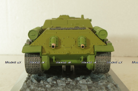 СУ-122 1943г,  Танки, легенды отечественной бронетехники №13, TLOB013, Deagostini 1:43