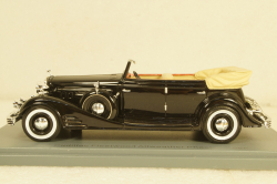 Cadillac Fleetwood Allweather Phaeton Convertible 1933 black, NEO45769, Neo 1:43