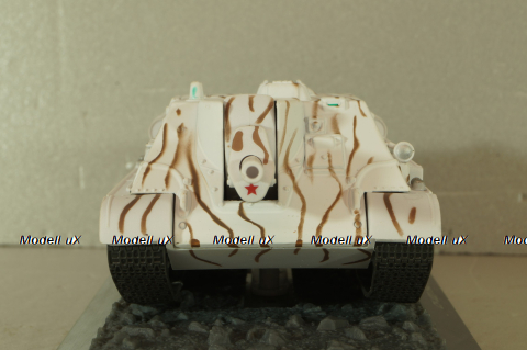 СУ-122 зимний камуфляж 1943г,  Танки, легенды отечественной бронетехники №8, TLOB008, Deagostini 1:43