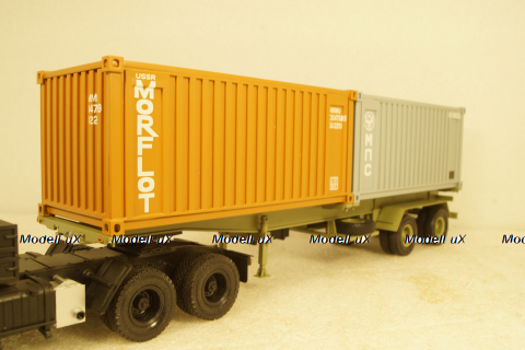 ЧМЗАП-99859 п/прицеп контейнеровоз, TruckTyr 1:43