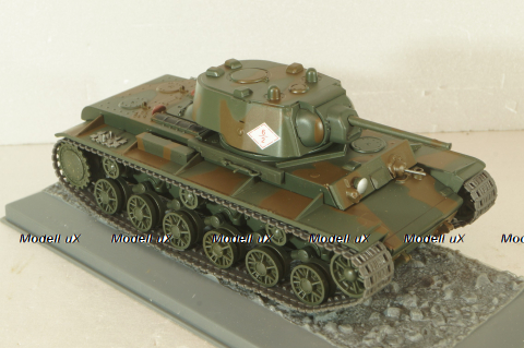 КВ-1 образца 1942г., Танки, легенды отечественной бронетехники №10, TLOB10, Deagostini 1:43