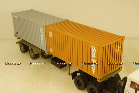 ЧМЗАП-99859 п/прицеп контейнеровоз, TruckTyr 1:43