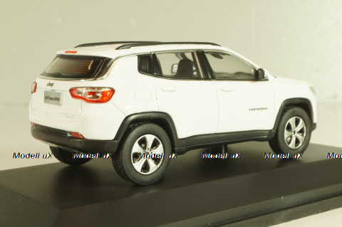 Jeep Compass 2018, white, dealer edition 1:43