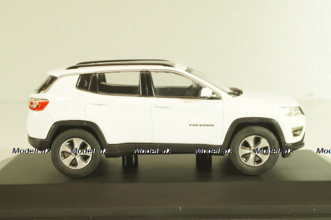 Jeep Compass 2018, white, dealer edition 1:43