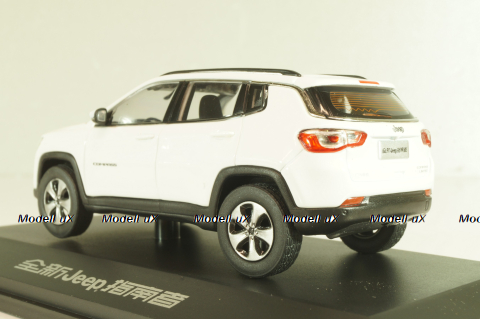 Jeep Compass 2018, white, dealer edition 1:43