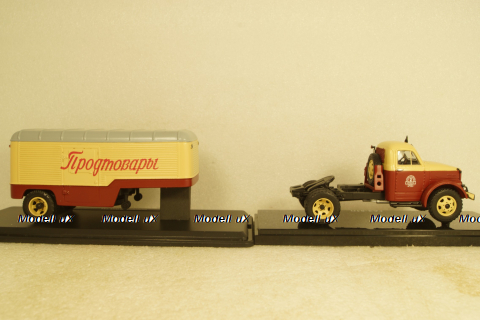 Газ-51П с п/прицепом Паз-744 с поворотным мостом, TruckTyr 1:43