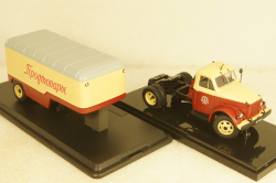 Газ-51П с п/прицепом Паз-744 с поворотным мостом, TruckTyr 1:43
