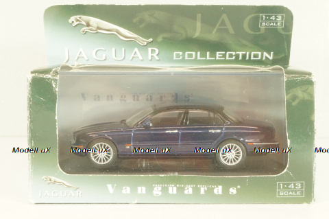 Jaguar XJR (X356) 2003, blue, 09100, Vangards 1:43