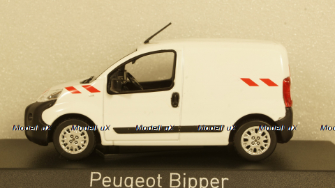 Peugeot Bipper 2009 - White with red striping, 479868, Norev 1:43