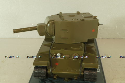 КВ-2 Тяжёлый танк 1941, хаки, Танки: Легенды отечественной бронетехники №5, TLOB005, DeAgostini 1:43