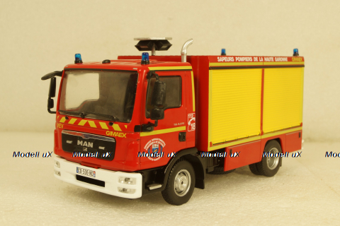 MAN TGL 8.220 fire department Haute Garonne, Altaya 1:43 