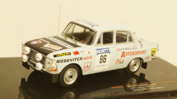 Москвич 412, No.86, 1000 Lakes Rally, S.Brundza/V.Ilin, 1973, RAC355, IXO 1:43