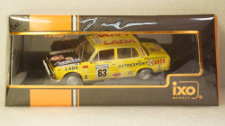 ВАЗ-2101 Lada 1300 #63, 1000 Lakes Rallye, S.Brundza/A.Zvingevich 1975, yellow, RAC297, IXO 1:43