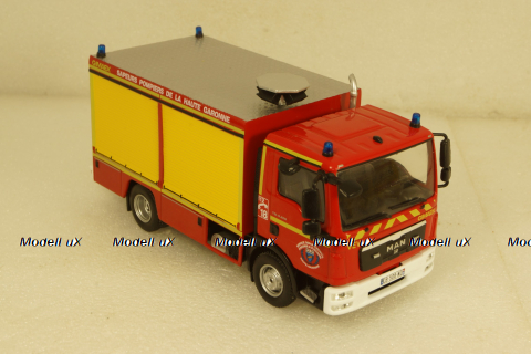 MAN TGL 8.220 fire department Haute Garonne, Altaya 1:43 