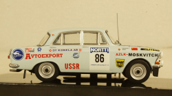 Москвич 412, No.86, 1000 Lakes Rally, S.Brundza/V.Ilin, 1973, RAC355, IXO 1:43