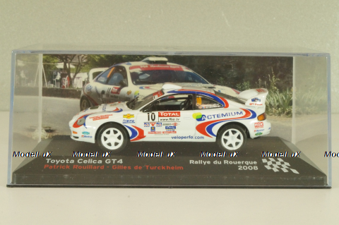 Toyota Celica GT4 #10 Rally Rouerque 2008, Altaya 1:43