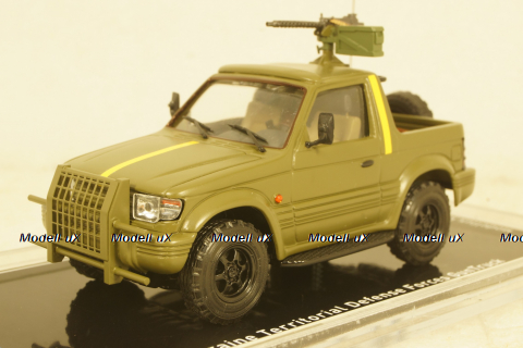 Mitsubishi Pajero 2 Ukraine Territorial Forces Gun Truck (Chernobaevka 2022), TruckTyr 1:43