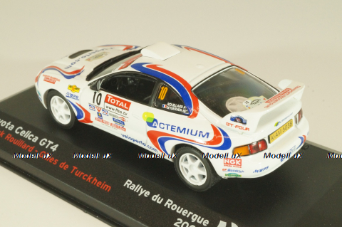 Toyota Celica GT4 #10 Rally Rouerque 2008, Altaya 1:43