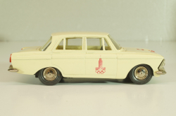 Москвич-408 А1, слоновая кость, Сентябрь 1979г., Олимпиада 80, капот 2 зажима, Тантал/Радон 1:43 Новая