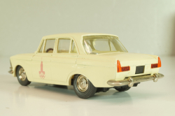 Москвич-408 А1, слоновая кость, Сентябрь 1979г., Олимпиада 80, капот 2 зажима, Тантал/Радон 1:43 Новая