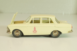 Москвич-408 А1, слоновая кость, Сентябрь 1979г., Олимпиада 80, капот 2 зажима, Тантал/Радон 1:43 Новая