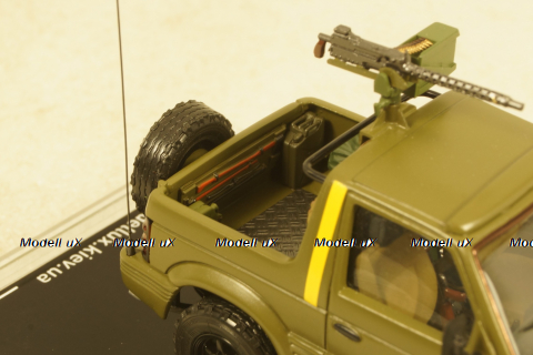 Mitsubishi Pajero 2 Ukraine Territorial Forces Gun Truck (Chernobaevka 2022), TruckTyr 1:43