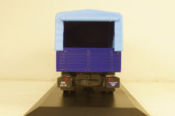 Unic ZU Izoard pick up with canvas top blue/yellow, Hachette 1:43
