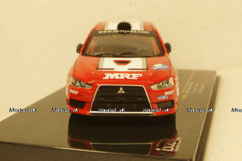 Mitsubishi Lancer Evo X Rally Hokkaido #1 Taguchi, red/white 2010, KB1046, IXO 1:43
