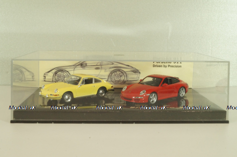 Porsche 911 1964 + Porsche 911 (996) 2004, Set, WAP020SET09, Minichamps 1:43