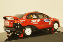 Mitsubishi Lancer Evo X Rally Hokkaido #1 Taguchi, red/white 2010, KB1046, IXO 1:43
