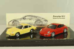 Porsche 911 1964 + Porsche 911 (996) 2004, Set, WAP020SET09, Minichamps 1:43