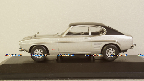 Ford Capri MkI 3000E silver/mattblack 1970, Vanguards 1:43