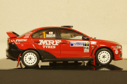 Mitsubishi Lancer Evo X Rally Hokkaido #1 Taguchi, red/white 2010, KB1046, IXO 1:43