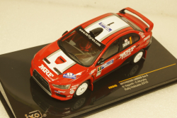 Mitsubishi Lancer Evo X Rally Hokkaido #1 Taguchi, red/white 2010, KB1046, IXO 1:43